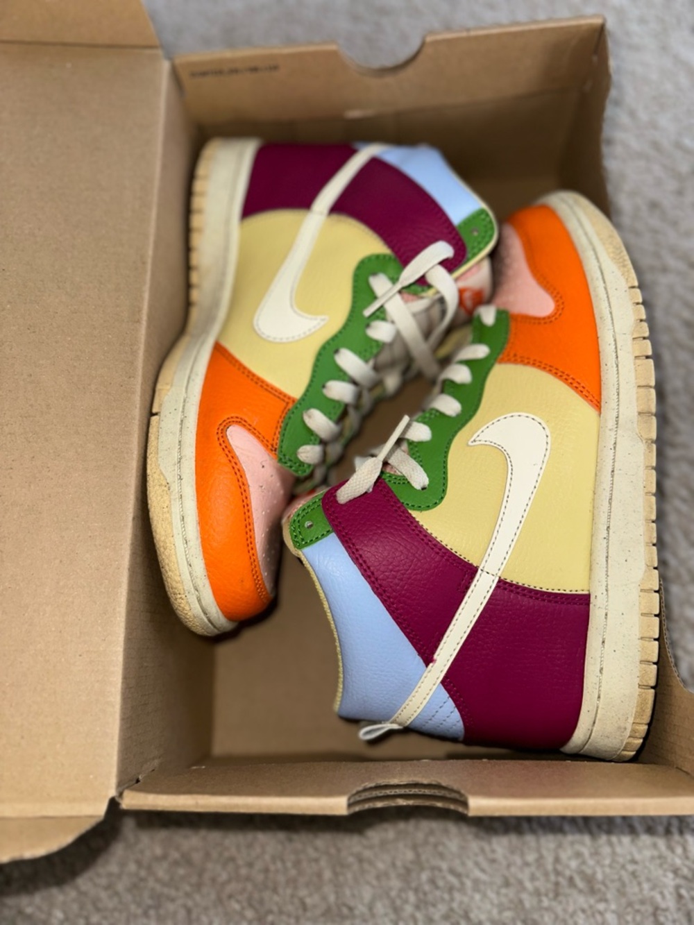 Nike Dunk High Next Nature GS 'Multi-Color'